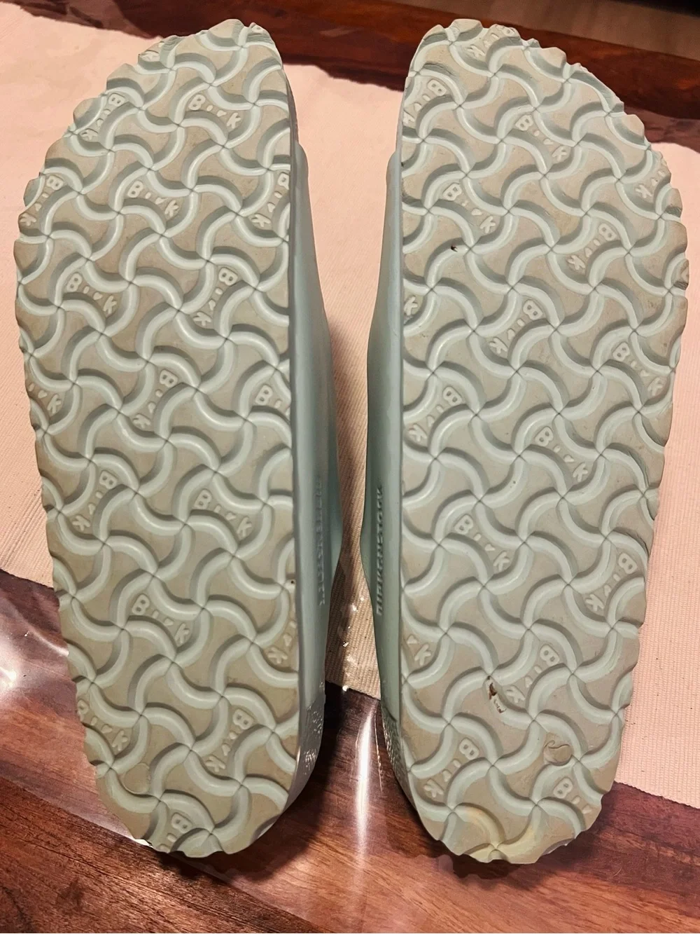 Birkenstock Arizona EVA Sandals Mint Green Sz 39 L 8 M 6 - Picture 8 of 9